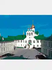 Картина по номерам на холсте с подрамником 50х40 "Старо-Голутвин монастырь"