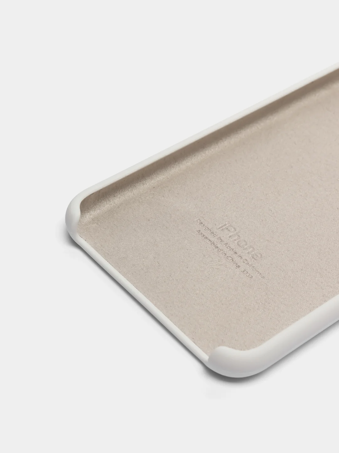 Белый чехлы для iPhone XS Max Silicone Case