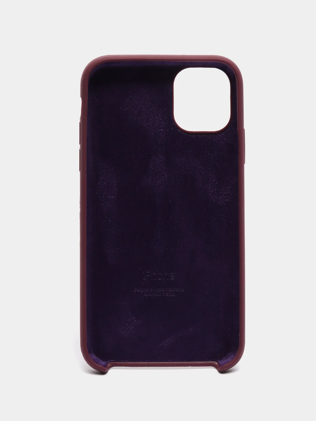 Марсала чехол Silicone Case для iPhone 11