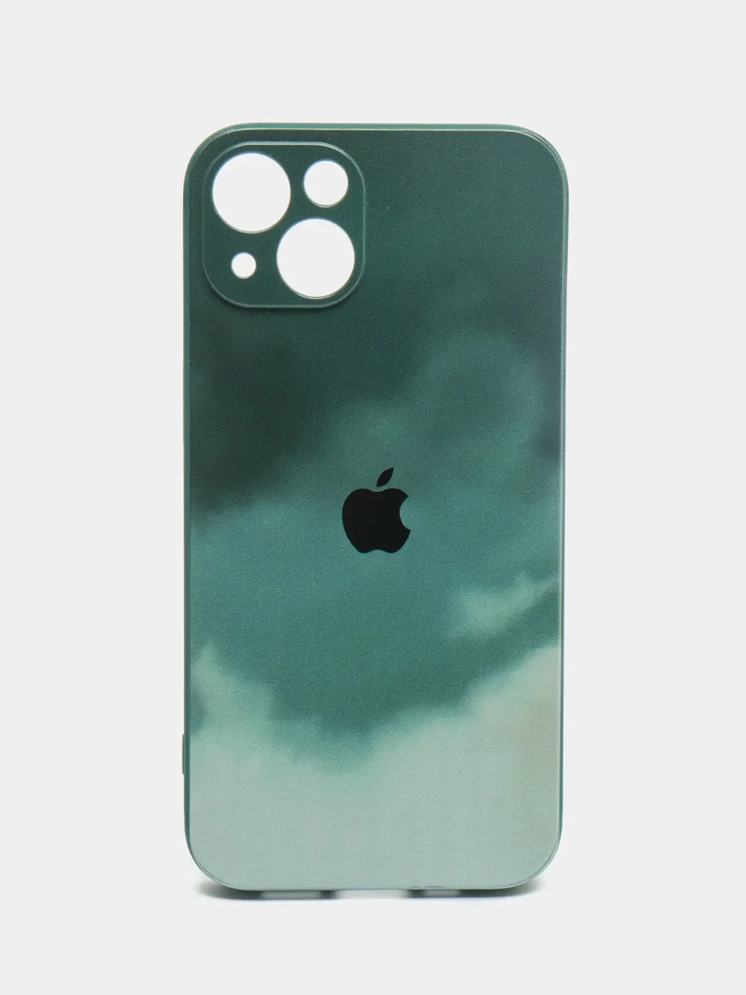 Лесной зеленый чехол для Айфон (iPhone) 11 / 14 / 13 Pro / Max / 7 / 8 / Plus X / XS XR / 12 Mini, силиконовый
