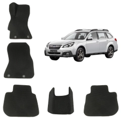 Автомобильные 3D-коврики EVA / ЕВА / ЭВА для Subaru Outback 4 поколения / Субару Аутбек 4