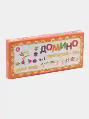 Игра настольная "Домино. Посчитай-ка!", 2 в 1. Изучаем татарский язык.