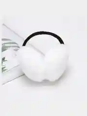 Угольный наушники меховые / Пушистые меховые наушники