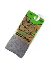 Серый детские колготки Ирис, жаккард, для девочки