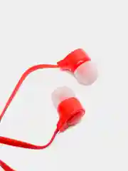Красный наушники внутриканальные Perfeo, с микрофоном HANDY, 10 цветов