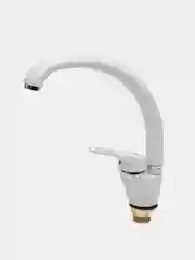 Белый смеситель для кухни Frap F4113, из латуни, с поворотным изливом