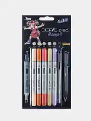 Набор маркеров Copic Ciao, 5 штук с мультилинером 0.3 мм, в блистере