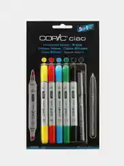 Набор маркеров Copic Ciao, 5 штук с мультилинером 0.3 мм, в блистере