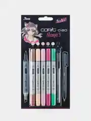 Набор маркеров Copic Ciao, 5 штук с мультилинером 0.3 мм, в блистере