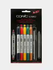 Набор маркеров Copic Ciao, 5 штук с мультилинером 0.3 мм, в блистере