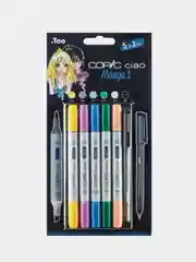 Набор маркеров Copic Ciao, 5 штук с мультилинером 0.3 мм, в блистере