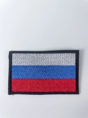 Шеврон нашивка на одежду "Флаг России", на липучке