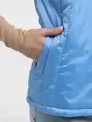 Голубой жилет утепленный женский