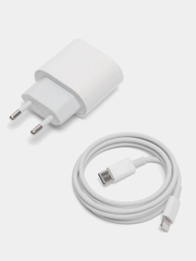 Блок и кабель type-C, быстрая зарядка/зарядка для айфона 20W