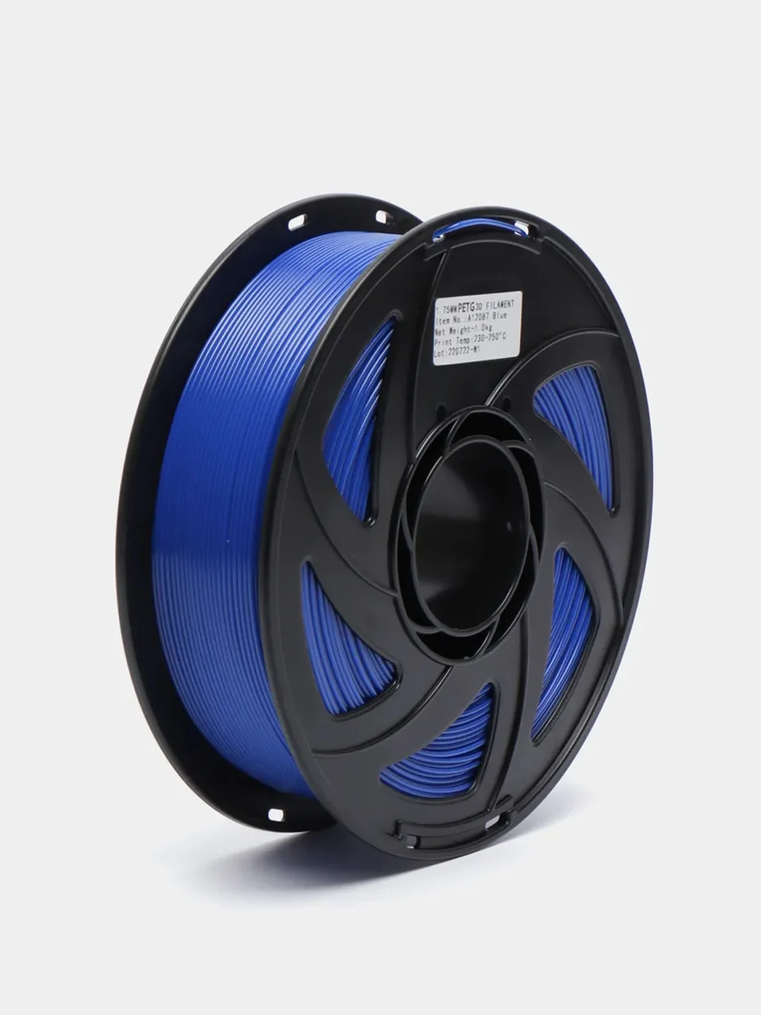 Синий пластик филамент для 3D принтера PETG, 1 кг, 1,75 мм
