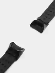 Черный силиконовый ремешок для Huawei Honor Band 4, 5