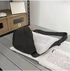 Черный поясная сумка, сумка через плечо, бананка