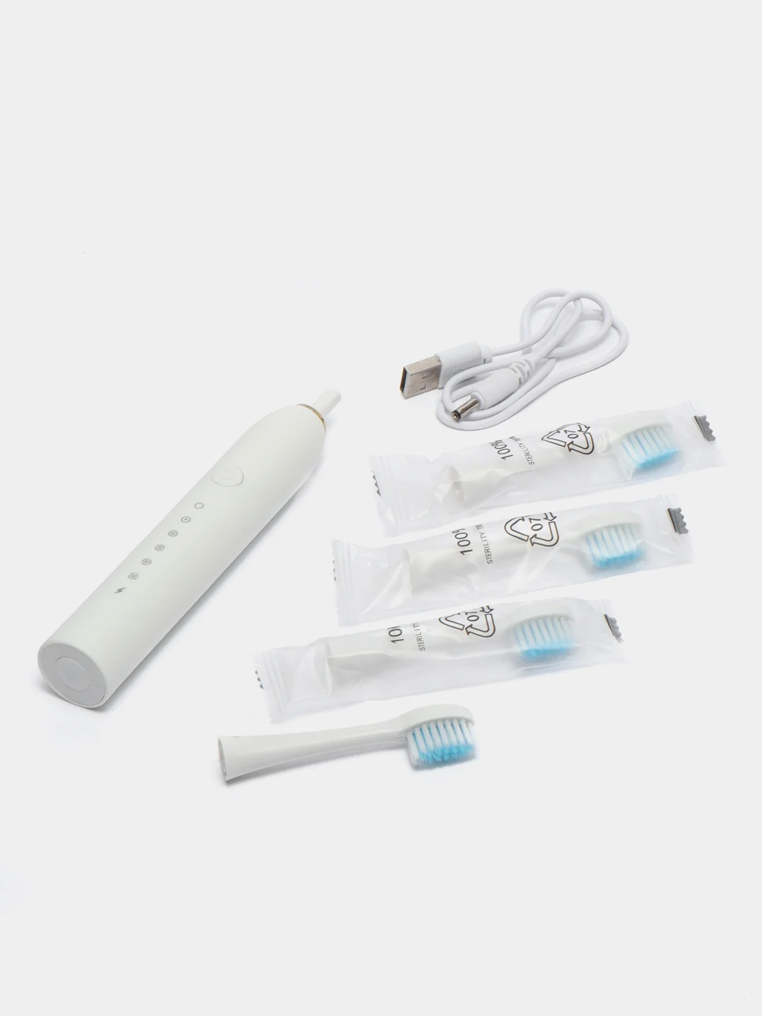 Белый электрическая зубная щетка SONIC TOOTHBRUSH X-3, звуковая, 6 режимов