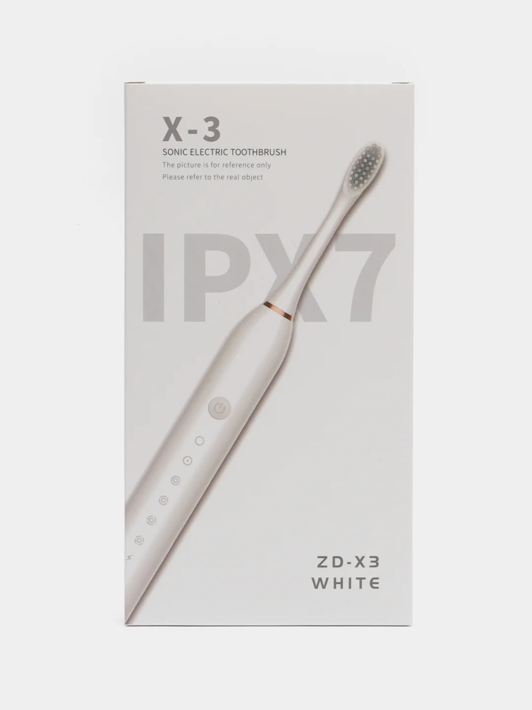 Белый электрическая зубная щетка SONIC TOOTHBRUSH X-3, звуковая, 6 режимов