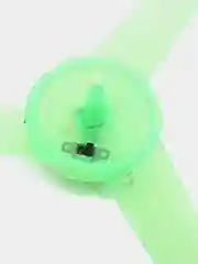 Зеленый вертолёт светящийся