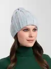 Ледяной шапка вязаная, женская, зимняя