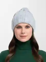 Ледяной шапка вязаная, женская, зимняя