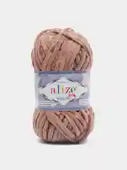 Карамельный пряжа плюшевая Alize Velluto (Ализе Веллуто), 100 г, 68 м