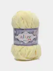 Лимонный пряжа плюшевая Alize Velluto (Ализе Веллуто), 100 г, 68 м