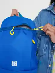 Лазурный рюкзак детский школьный