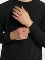 Черный спортивный костюм, мужской, двунитка