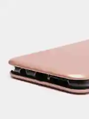 Розовый чехол-книжка для Huawei Honor 10 Хонор 10  Розовый цвет с карманом для карт