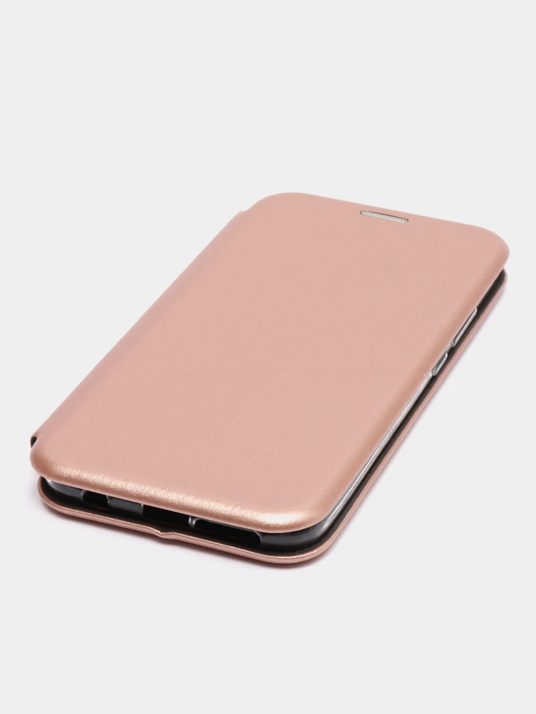 Розовый чехол-книжка для Huawei Honor 10 Хонор 10  Розовый цвет с карманом для карт