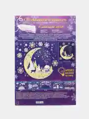 Лимонный новогодняя наклейка на окно ,для интерьера, формат листа А3