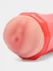 Алый мастурбатор мужской, двусторонний, с вибрацией