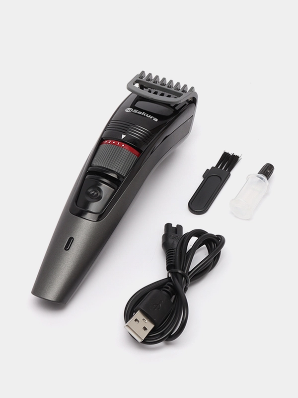 Триммер Sakura SA-5529DG, аккумуляторный, темно-серый