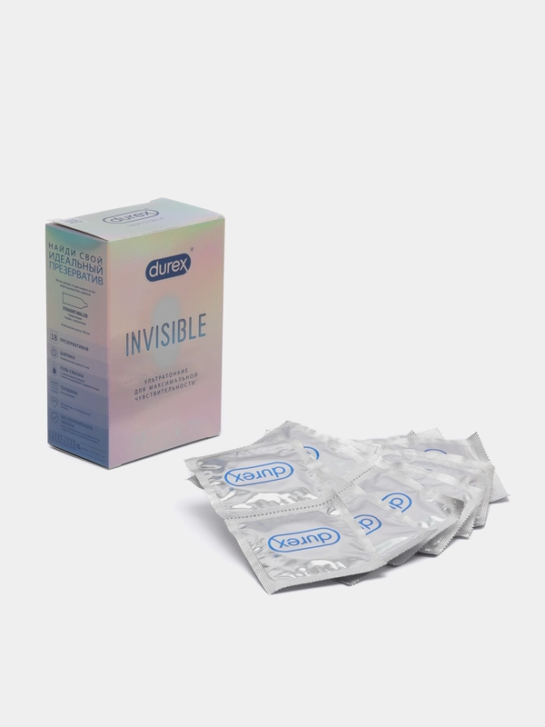 Презервативы Durex Invisible ультратонкие, 18 шт