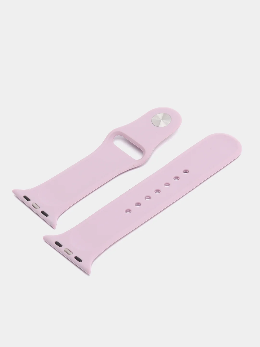 Лавандовый силиконовый ремешок для часов Apple Watch 1-7