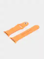 Оранжевый силиконовый ремешок для часов Apple Watch 1-7