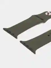 Серый силиконовый ремешок для часов Apple Watch 1-7