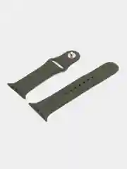 Серый силиконовый ремешок для часов Apple Watch 1-7