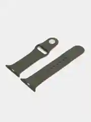 Серый силиконовый ремешок для часов Apple Watch 1-7