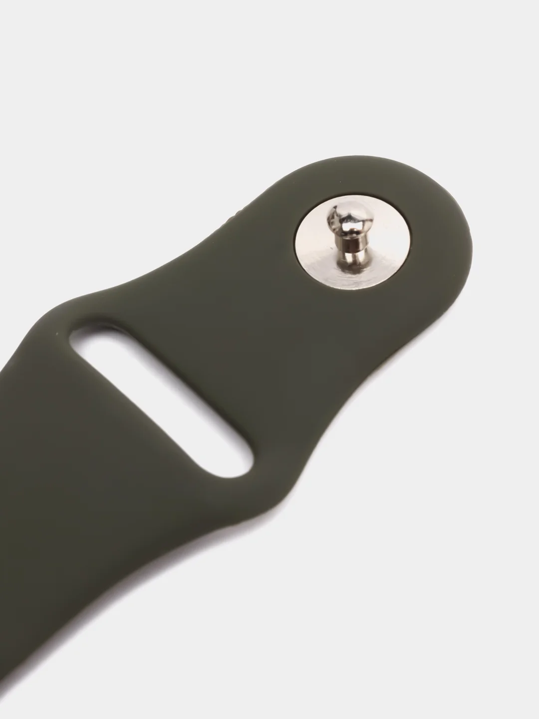 Серый силиконовый ремешок для часов Apple Watch 1-7