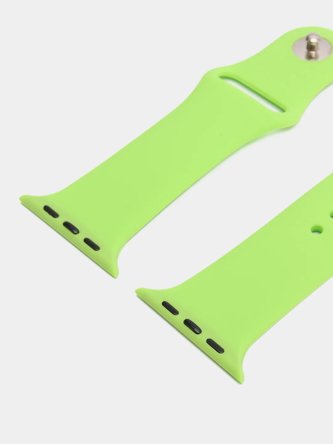 Зеленый силиконовый ремешок для часов Apple Watch 1-7