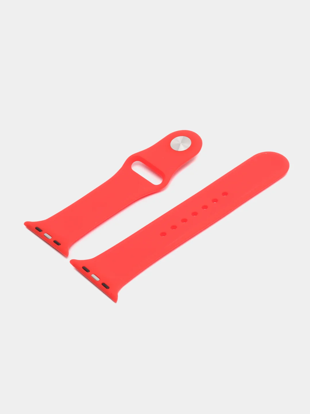 Красный силиконовый ремешок для часов Apple Watch 1-7