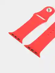 Красный силиконовый ремешок для часов Apple Watch 1-7