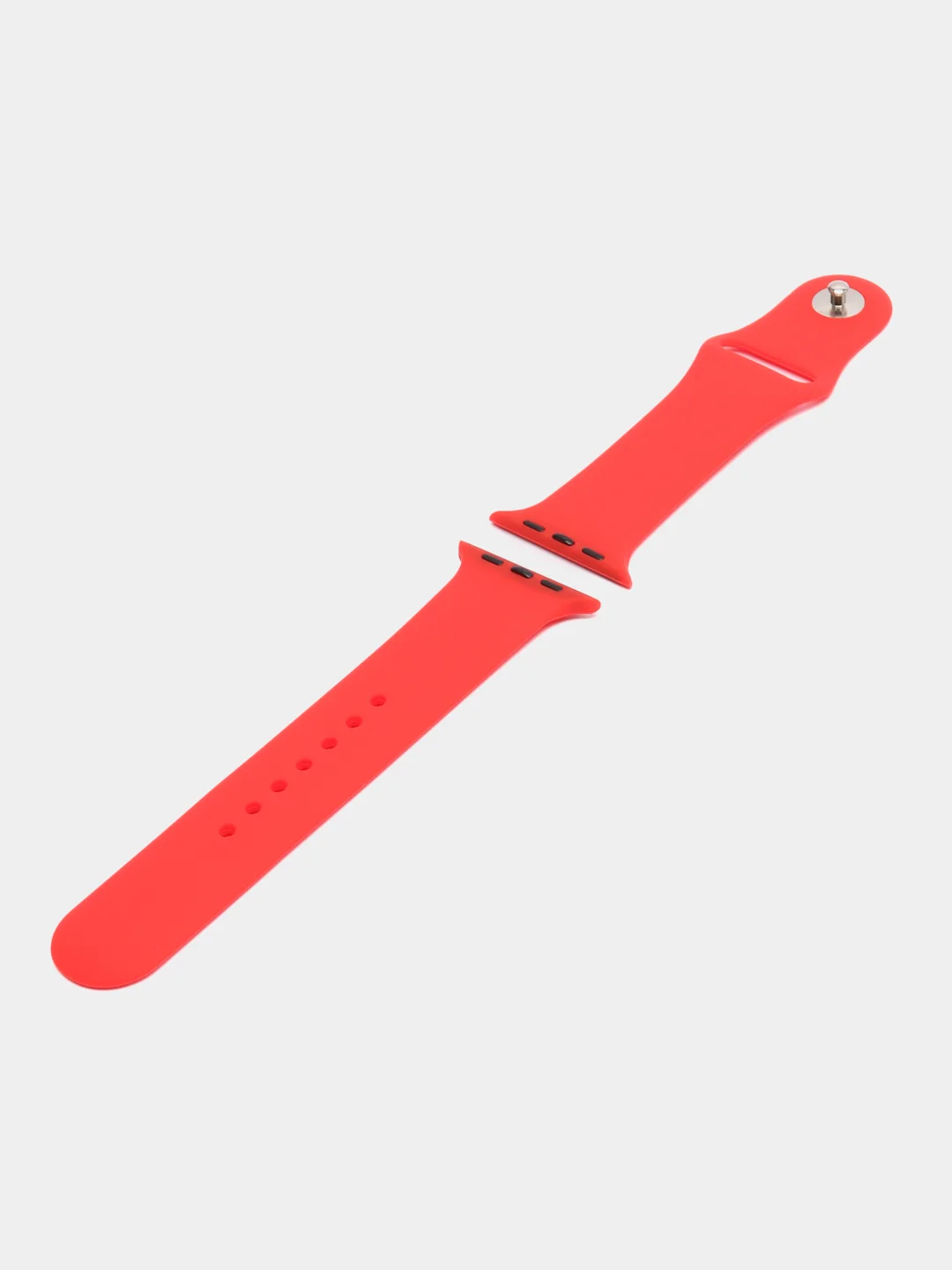Красный силиконовый ремешок для часов Apple Watch 1-7