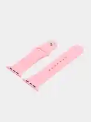 Розовый силиконовый ремешок для часов Apple Watch 1-7