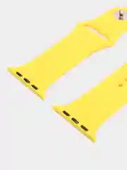 Желтый силиконовый ремешок для часов Apple Watch 1-7