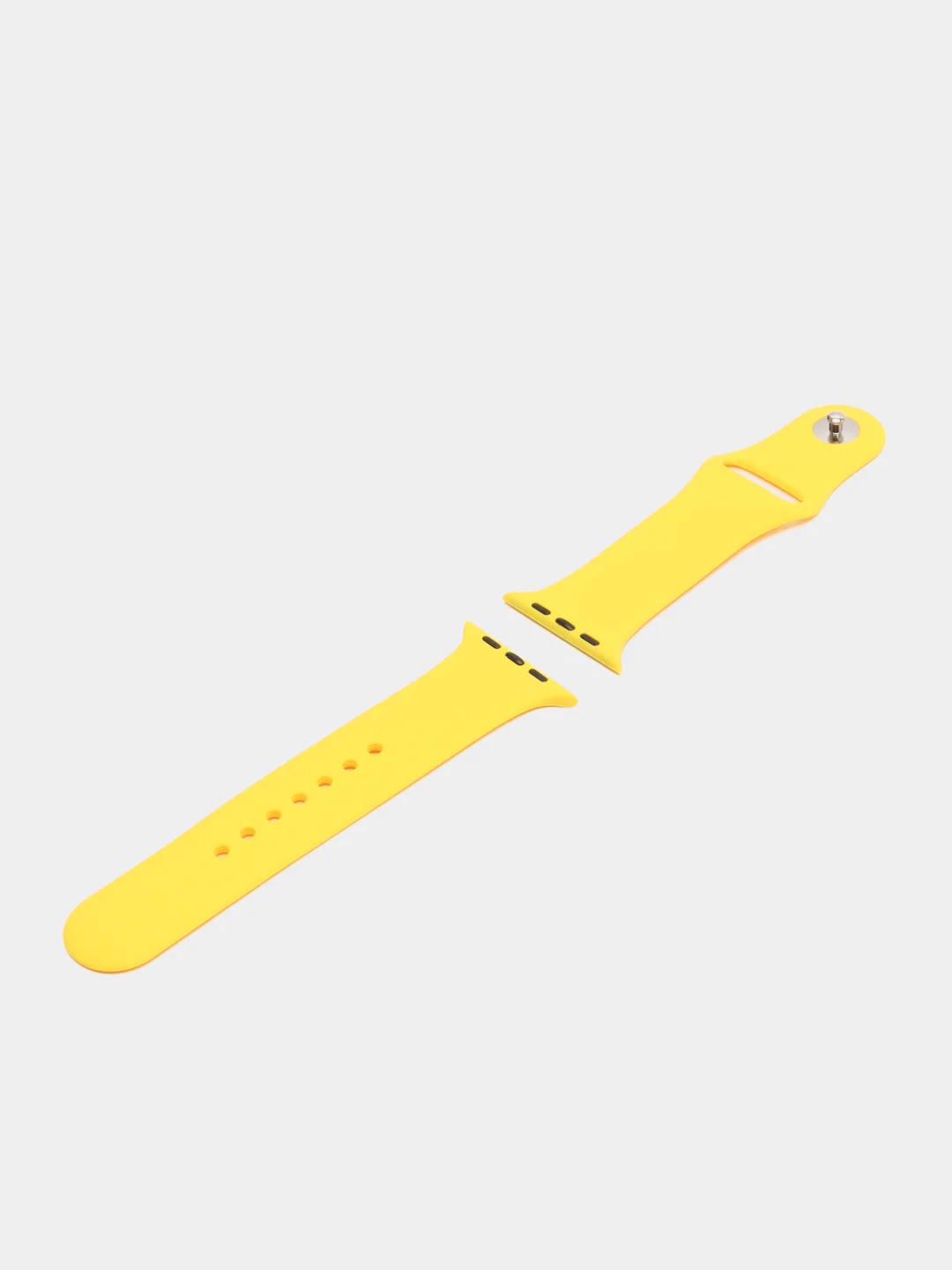 Желтый силиконовый ремешок для часов Apple Watch 1-7