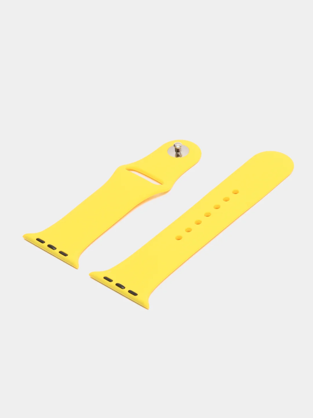 Желтый силиконовый ремешок для часов Apple Watch 1-7